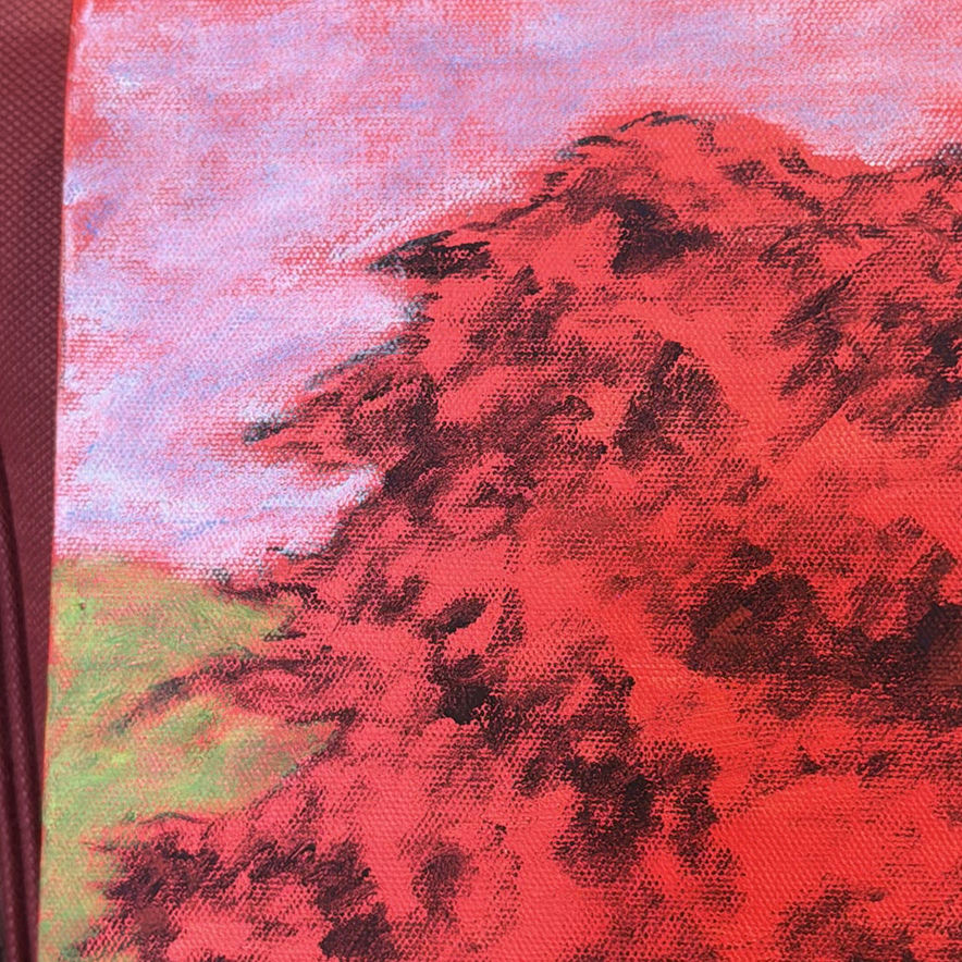 ORIGINALA ART by Roma Carlin - Little Red Tree - image 6 of 11