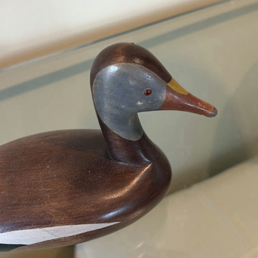 Jim Harkness Wooden Black Bellied Whistling Duck Decoy - image 6 of 9