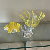 Decorative Art Glass Bowls and Crystal Vase - thumbnail 1 of 14