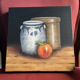 ORIGINAL ART by Sheila Jack - Blue Crock - thumbnail 1 of 9