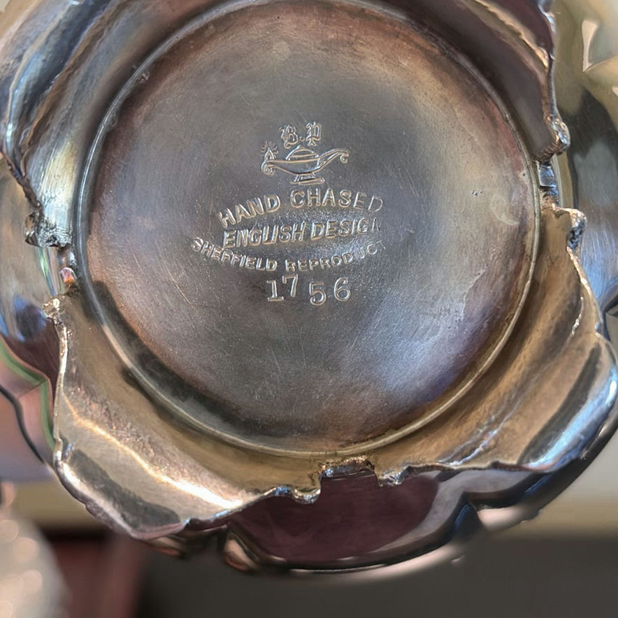 Silver Plate Tea and Coffee Serving Set with Tray - image 6 of 31