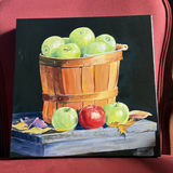 ORIGINAL ART by Judy Shield - One Red Apple - thumbnail 1 of 11