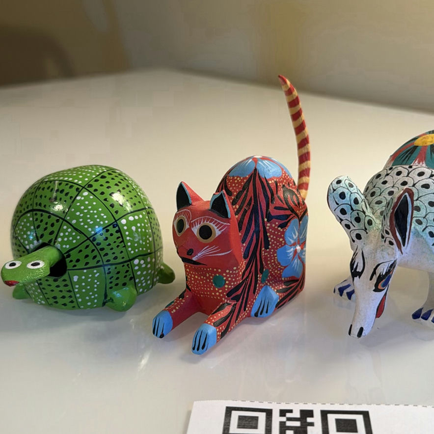 Hand-Painted Wooden Animal Figurines - image 2 of 11