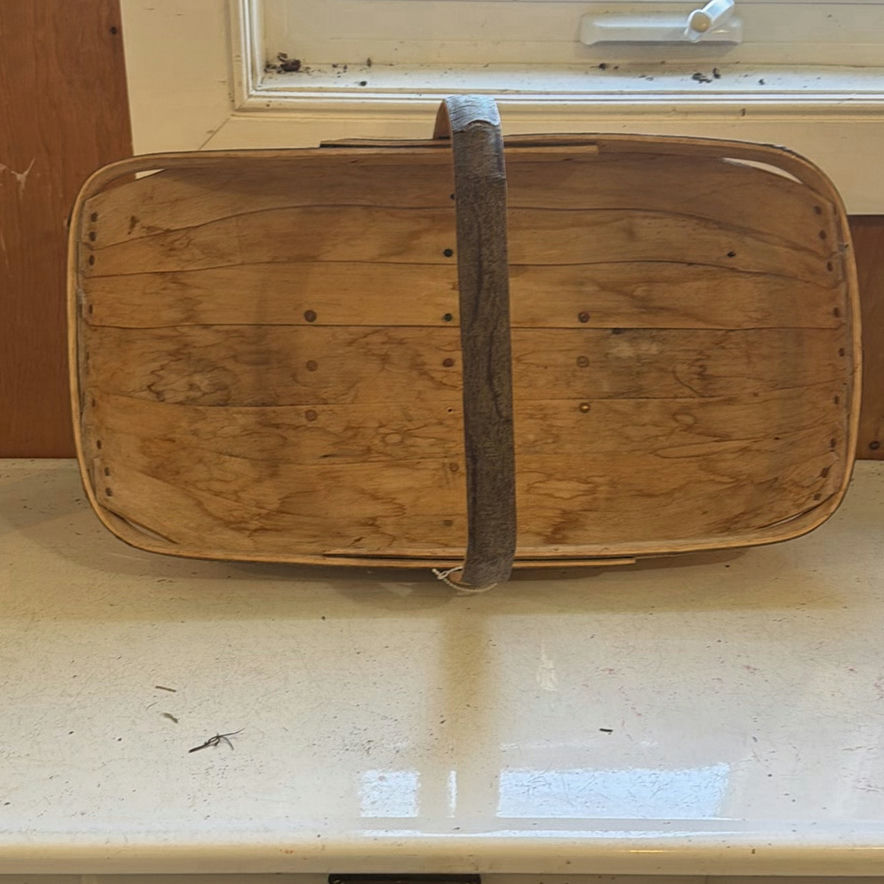 Handcrafted Wooden Gathering Basket - image 7 of 9