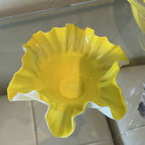 Decorative Art Glass Bowls and Crystal Vase - thumbnail 5 of 14