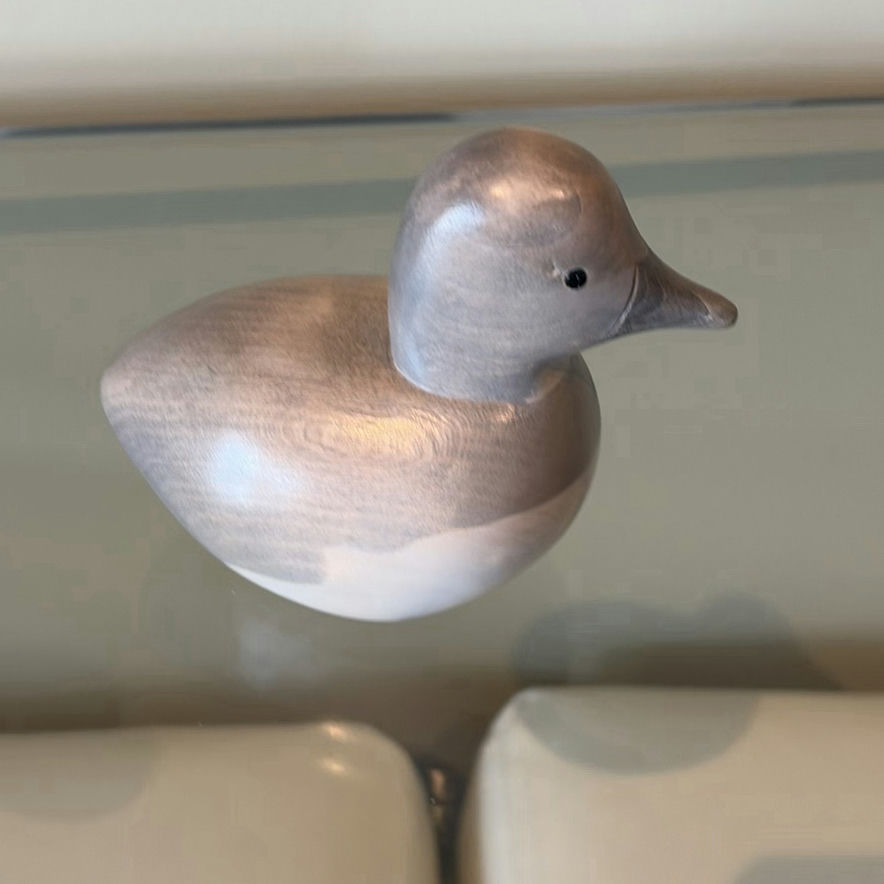 Jim Harkness Wooden Downey Young Emperor Goose Decoy - image 4 of 7