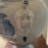 Blue and White Ceramic Table Lamp - from Italian Pharmacy Urn - thumbnail 8 of 12