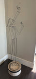 Rudy Kehkla Bent Wire Sculpture of a Conductor - thumbnail 4 of 9