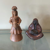 Two Handcrafted Figurines - Mexican Folk Art - thumbnail 1 of 15