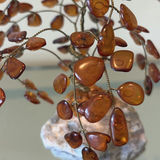 Wire Gemstone Tree Sculpture on Stone Base - thumbnail 4 of 8