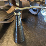 Crystal Candle Holders and Metal Candle Snuffer with Decorative Centerpiece - thumbnail 5 of 13