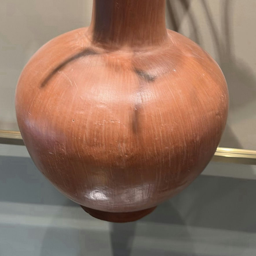 Decorative Wooden Floral Arrangement in Clay Vase - image 7 of 10