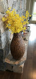 Decorative Wooden Vase with Forsythia - thumbnail 3 of 9