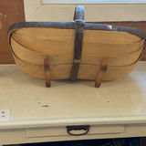 Handcrafted Wooden Gathering Basket - thumbnail 5 of 9