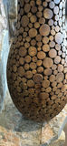 Decorative Wooden Vase with Forsythia - thumbnail 4 of 9