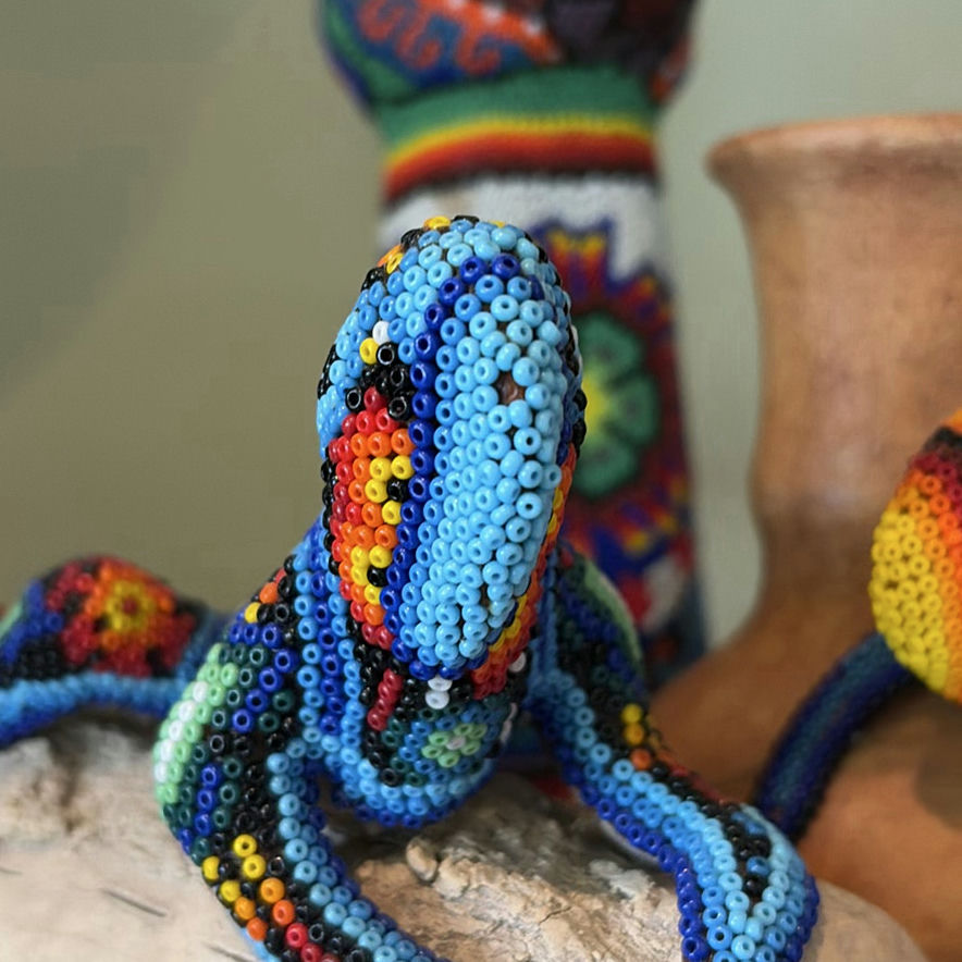 Huichol Beadwork from Mexico - three pieces - image 18 of 19