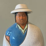 Ceramic Figurine of Woman in Traditional Dress - Eduardo Vega - thumbnail 7 of 10