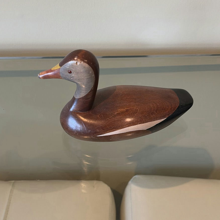 Jim Harkness Wooden Black Bellied Whistling Duck Decoy - image 1 of 9