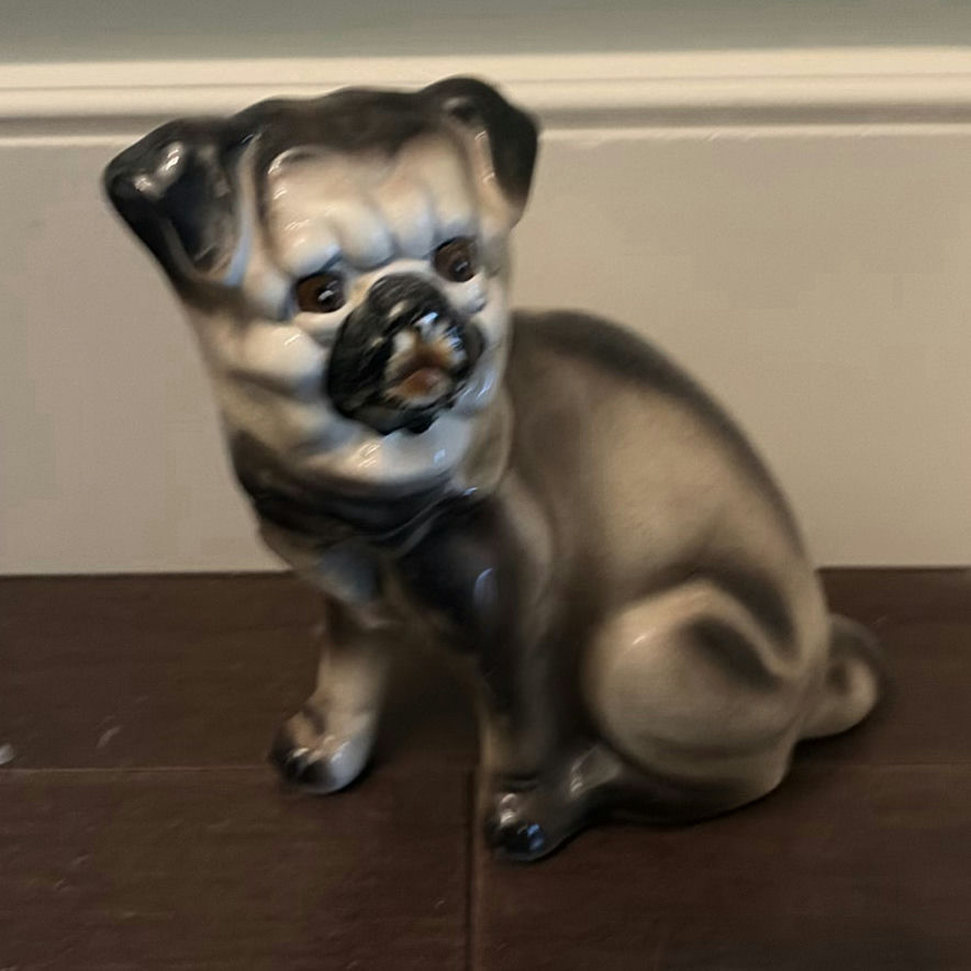 Ceramic Pug Dog Figurine - image 1 of 6