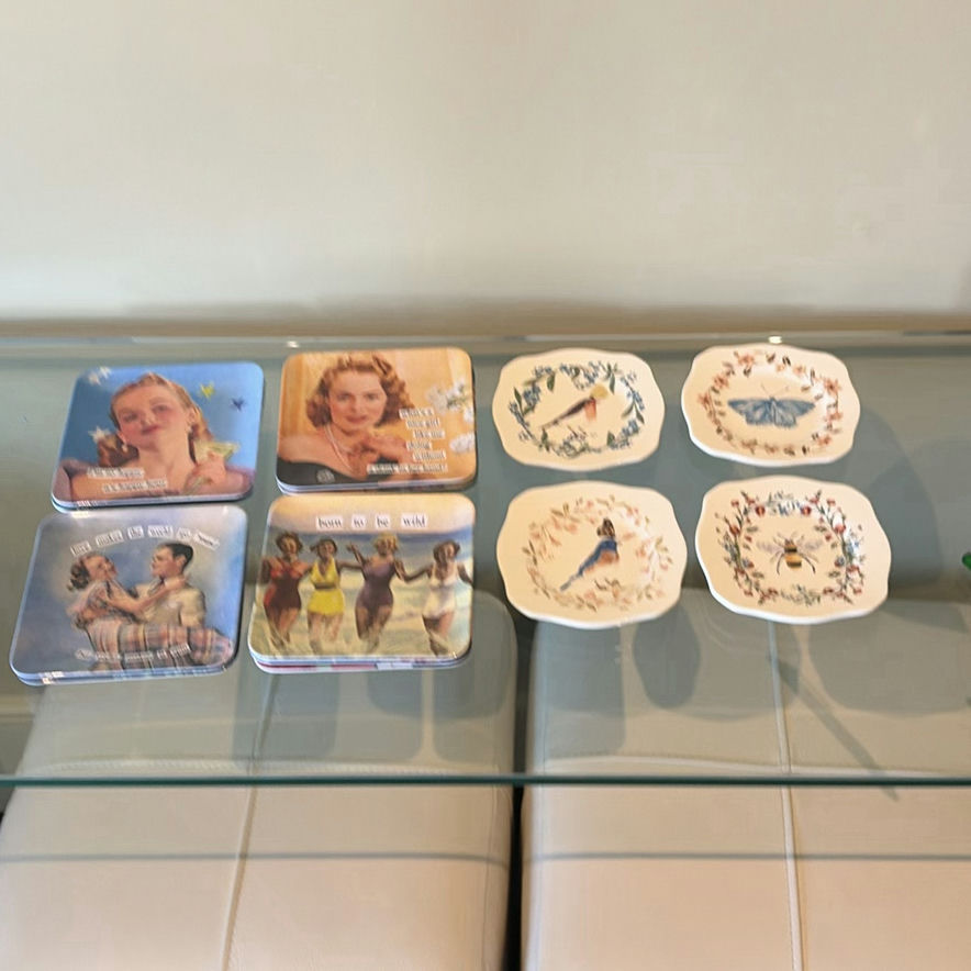 Decorative Ceramic And Plastic Trinket Dishes - image 1 of 10