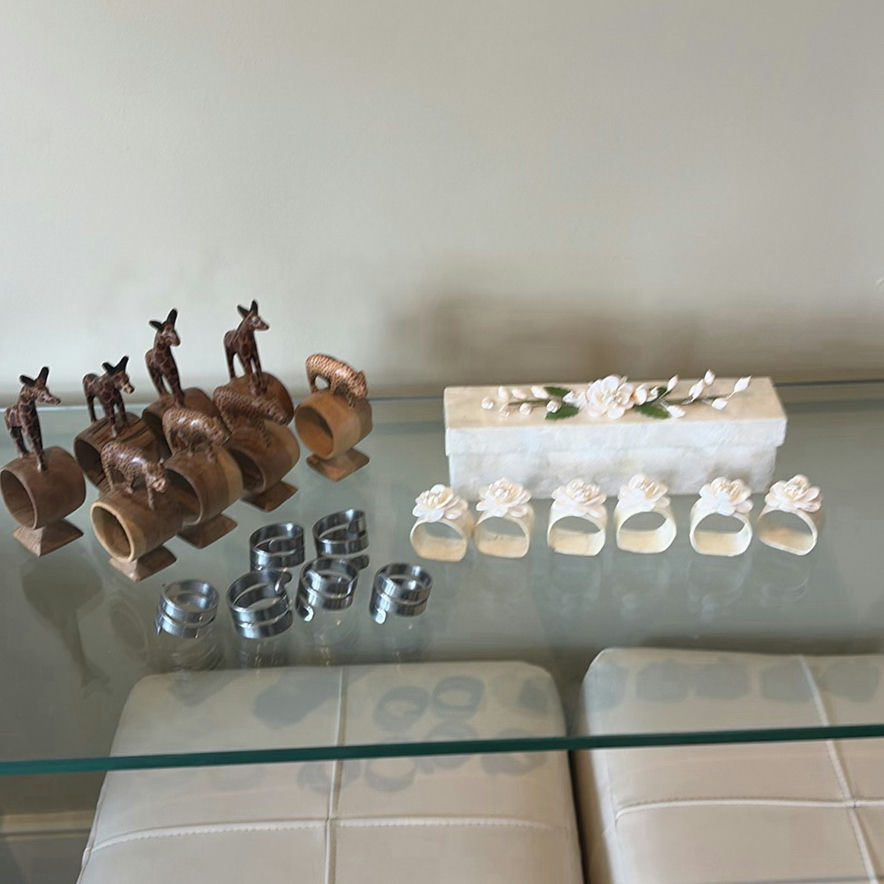 Decorative Napkin Rings Assortment - image 1 of 20