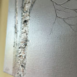ORIGINAL ART by Henri Lobo - Chicadee on Birch - thumbnail 4 of 8