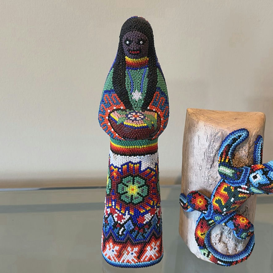 Huichol Beadwork from Mexico - three pieces - image 2 of 19