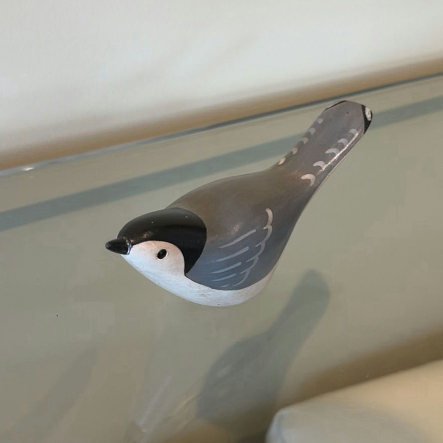 Jim Harkness Wooden Nuthatch Bird Decoy - image 2 of 8