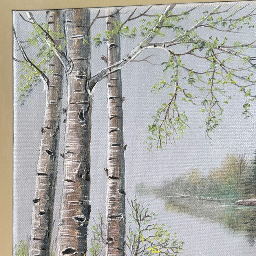 ORIGINAL ART by Henri Lobo - Spring Time in the Kawarthas - image 4 of 9