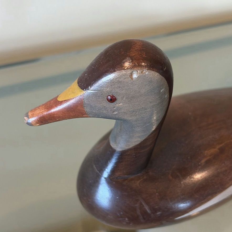 Jim Harkness Wooden Black Bellied Whistling Duck Decoy - image 2 of 9
