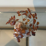 Wire Gemstone Tree Sculpture on Stone Base - thumbnail 7 of 8