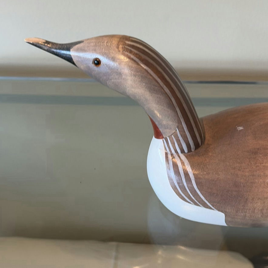 Jim Harkness Wooden Red Throated Loon Decoy - image 6 of 9