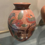 Hand-Painted Decorative Pottery Vase - thumbnail 3 of 11