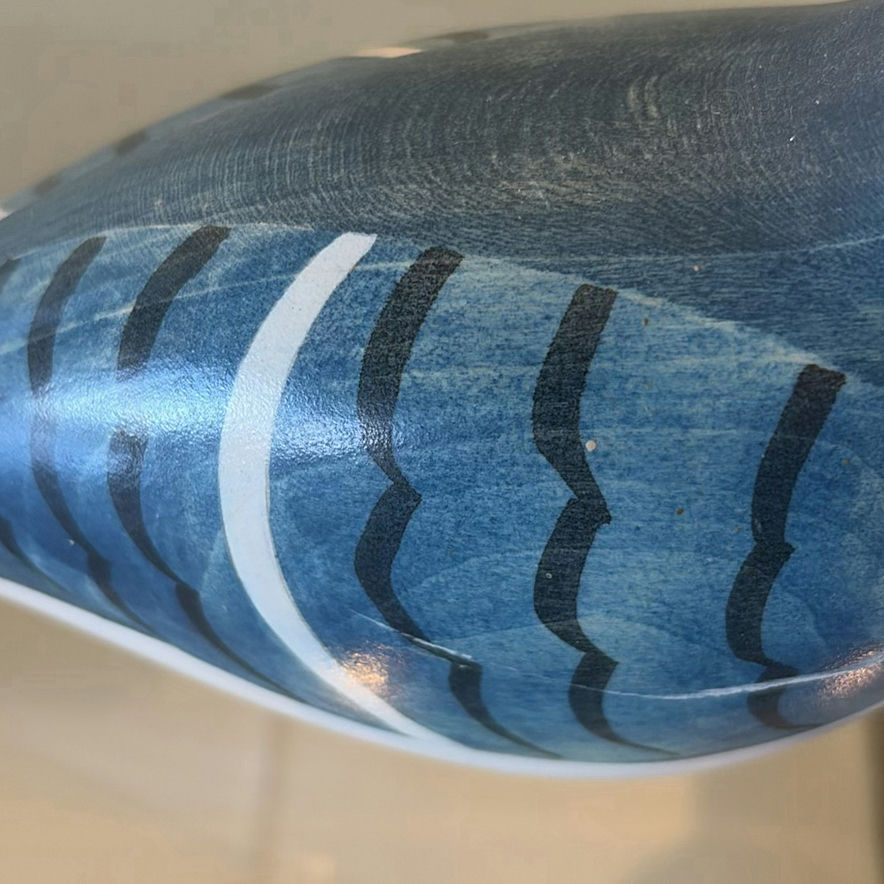 Jim Harkness Blue Jay Wooden Bird Decoy - image 6 of 9
