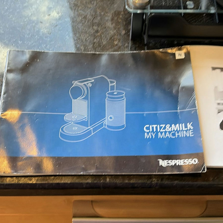 Nespresso CitiZ & Milk Coffee Machine with Milk Frother and Manuals - image 2 of 12