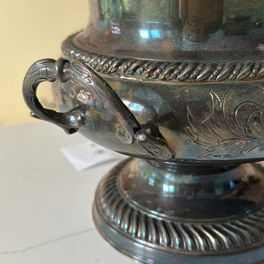 Decorative Metal Urn Vase - image 6 of 9