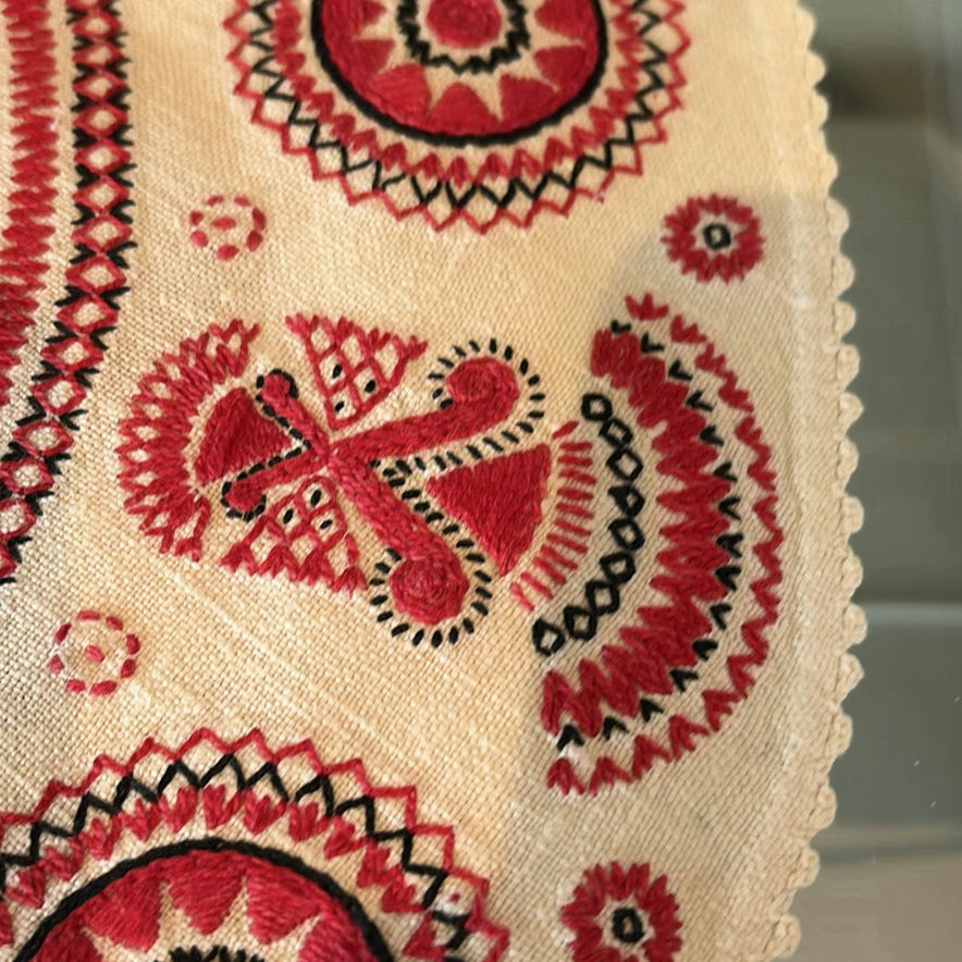 Embroidered Table Linens and Decorative Textile Set - image 12 of 20