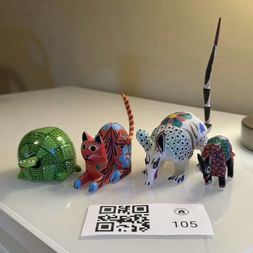 Hand-Painted Wooden Animal Figurines - image 1 of 11
