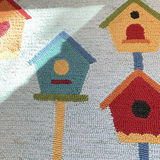 Rug Hooked Birdhouse Pattern Area Rug - thumbnail 8 of 12