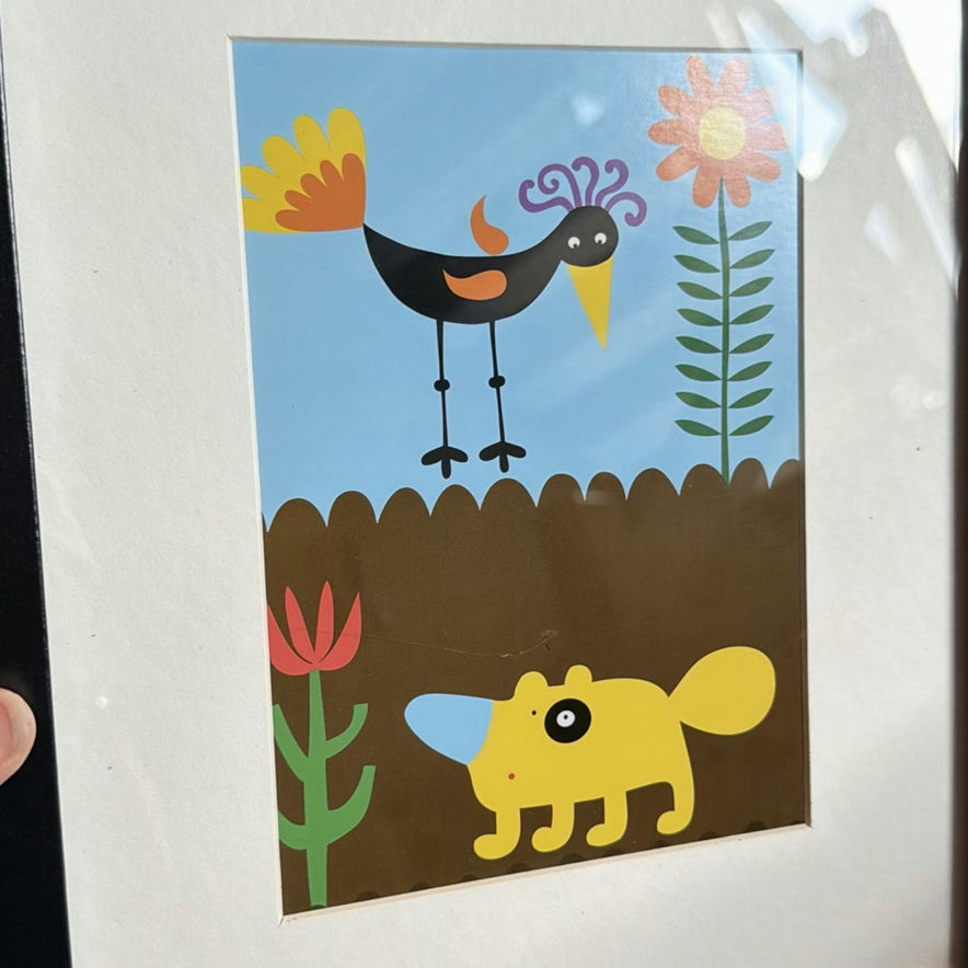 Framed Colorful Animal Art Print - image 3 of 5