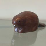Jim Harkness Wooden Beaver Decoy - thumbnail 3 of 8