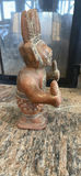 Mexican Corn God Terracotta Ceramic Sculpture - thumbnail 5 of 7