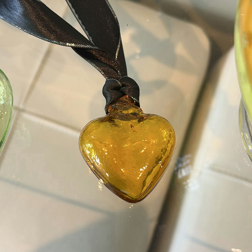 Decorative Blown Glass & Art Glass Vases and Heart Ornaments - image 4 of 20