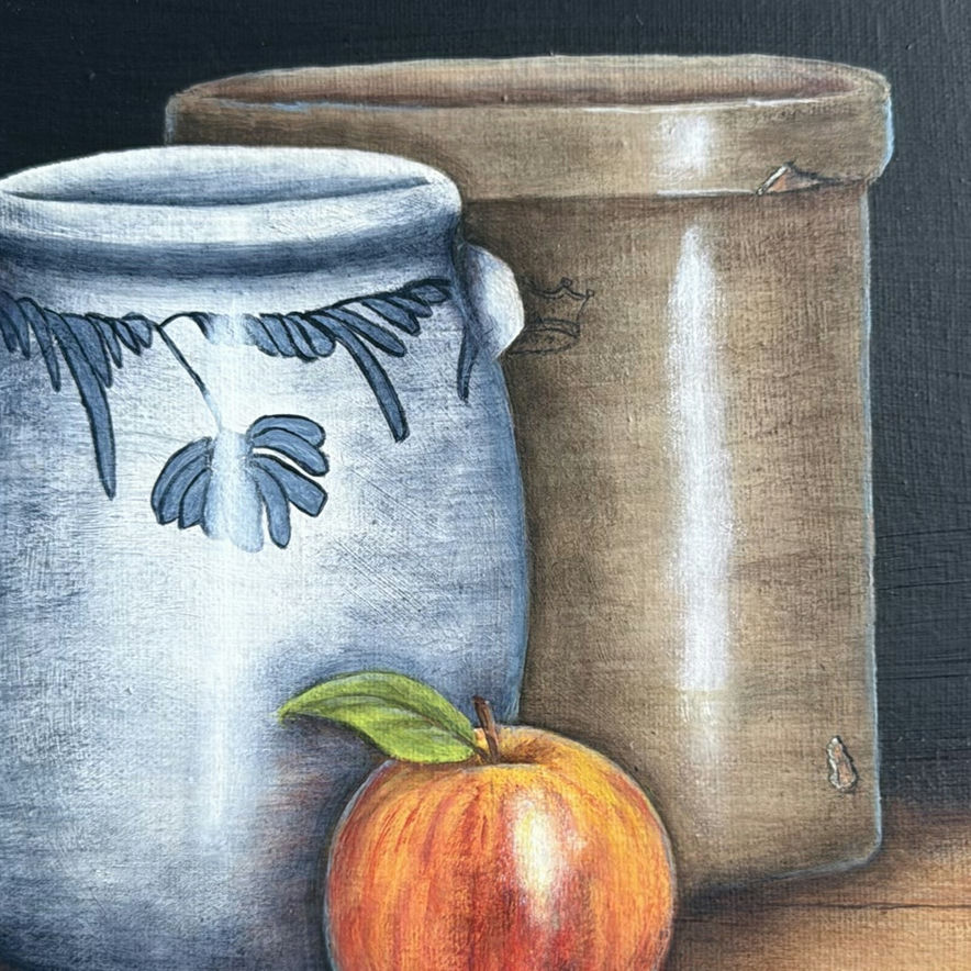 ORIGINAL ART by Sheila Jack - Blue Crock - image 4 of 9