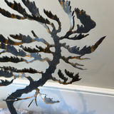 Handcrafted Metal Tree Sculpture on Stone Base - thumbnail 2 of 9