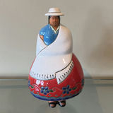 Ceramic Figurine of Woman in Traditional Dress - Eduardo Vega - thumbnail 1 of 10