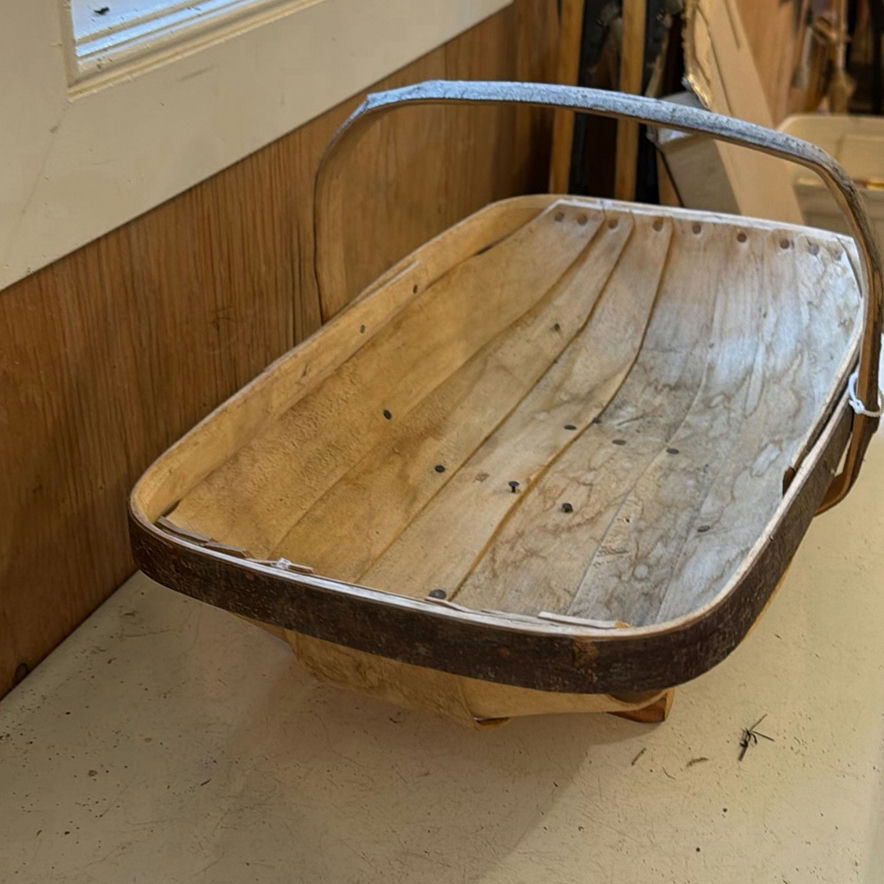 Handcrafted Wooden Gathering Basket - image 4 of 9
