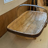 Handcrafted Wooden Gathering Basket - thumbnail 4 of 9