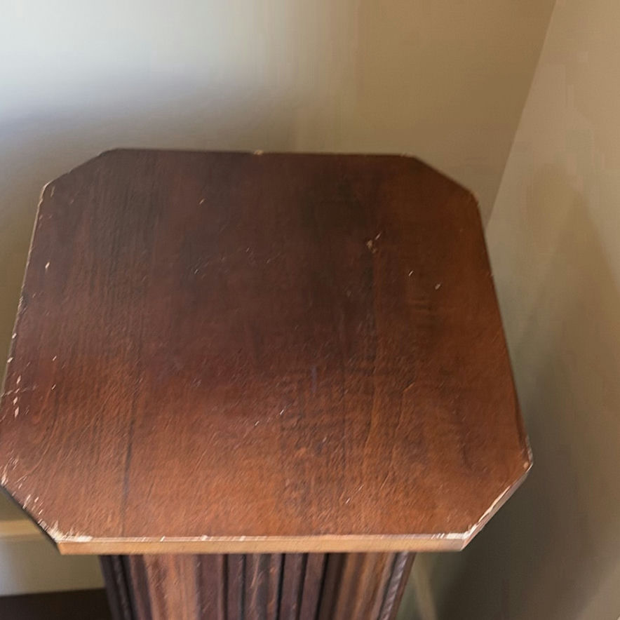 Wooden Pedestal Stand - image 6 of 9