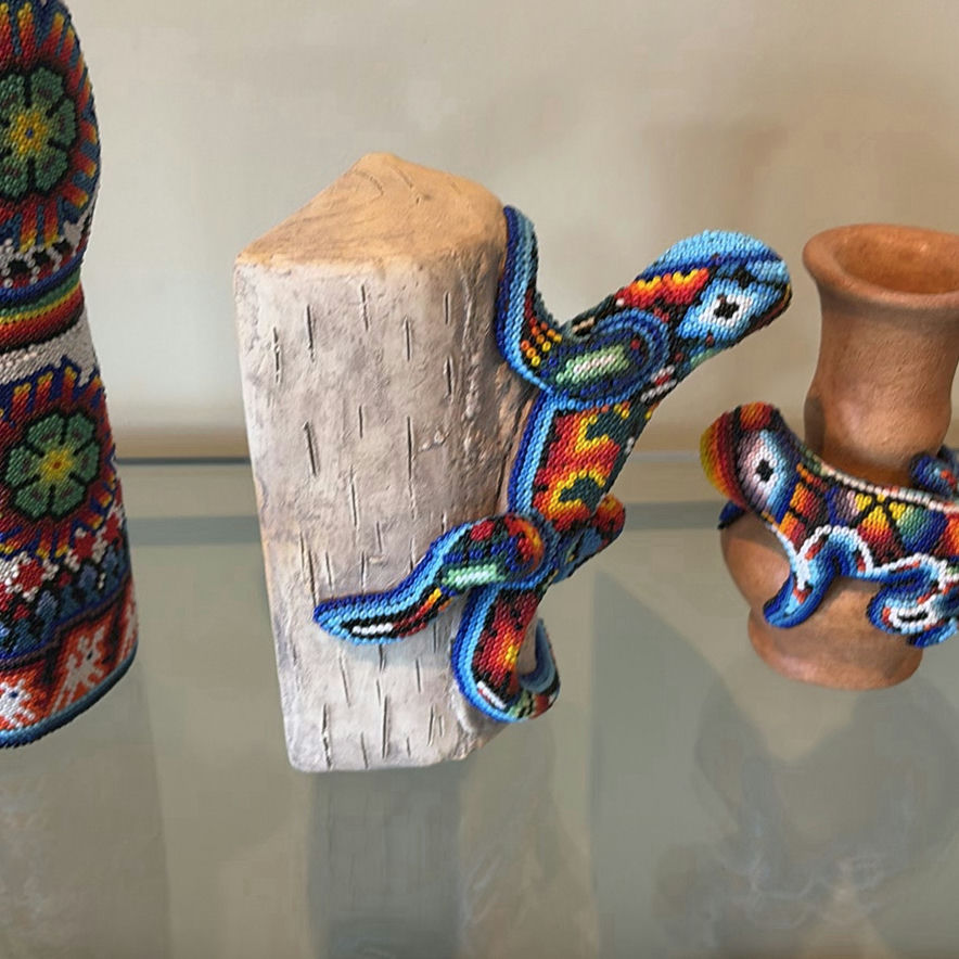 Huichol Beadwork from Mexico - three pieces - image 9 of 19